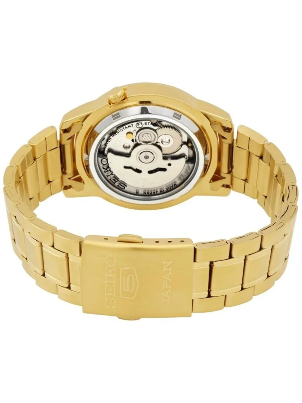 NWT Seiko 5 Automatic Gold Dial Men's Watch